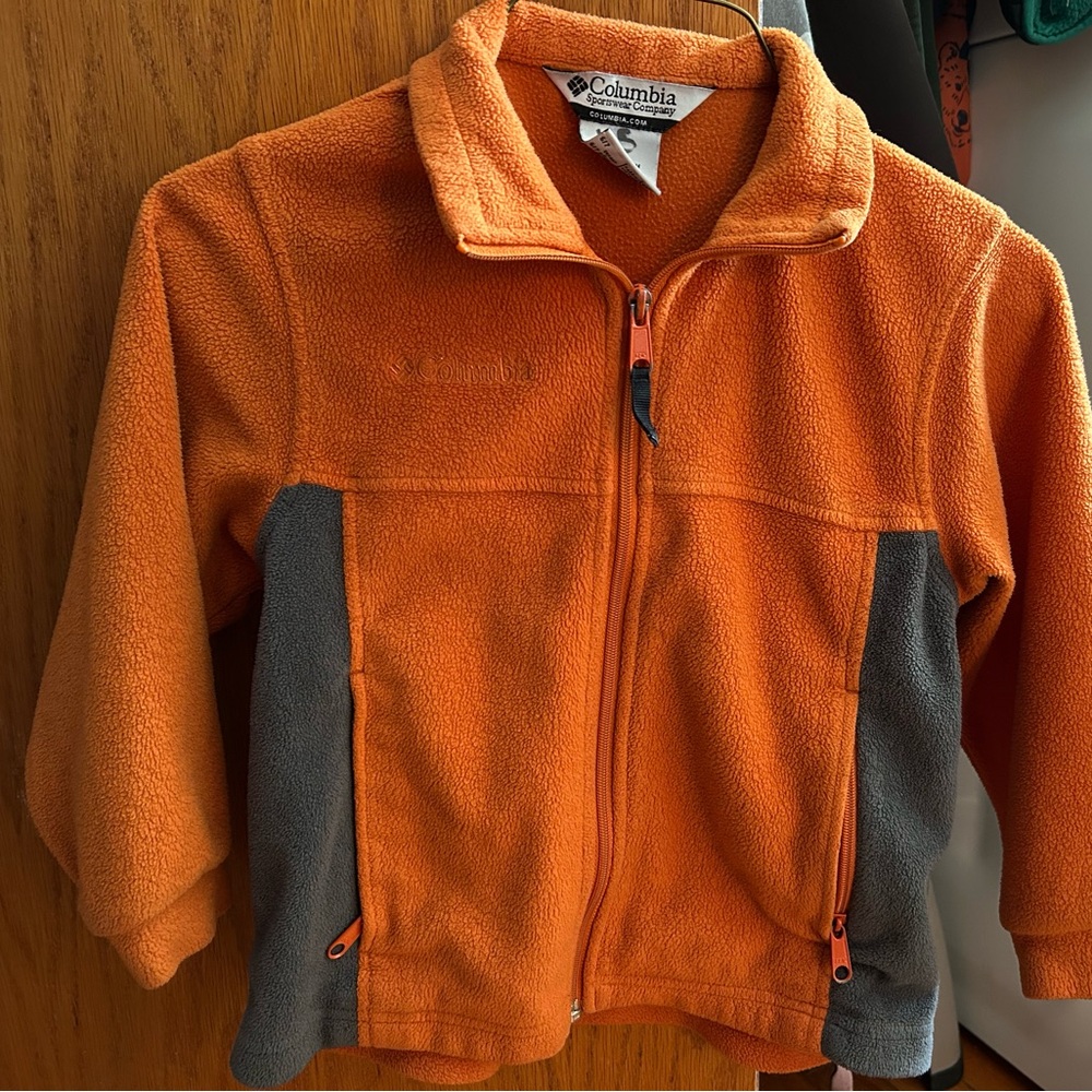 Boys Columbia Fleece Zip Up Sweater